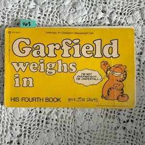 Garfield Weighs In Book - Yellow Cover